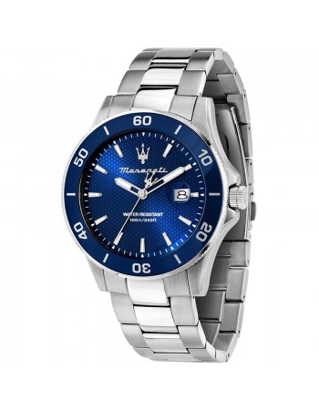 Ρολόι ανδρικό Maserati Competizione Silver Stainless Steel Bracelet R8853100036 R8853100036