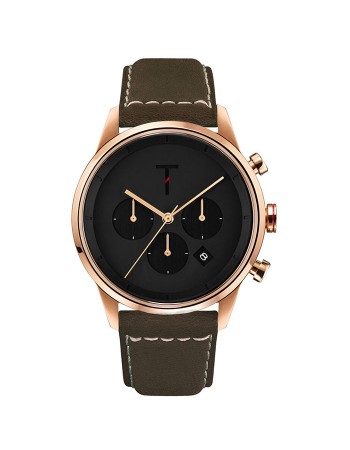 Ρολόι ανδρικό Tylor Tribe brown leather strap TLAC005 TLAC005
