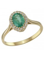 Γυναικείο δαχτυλίδι ροζέτα από χρυσό 18Κ με διαμάντια D055125 D055125