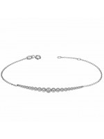 Γυναικείο βραχιόλι από λευκόχρυσο 18Κ diamond stick D034604 D034604