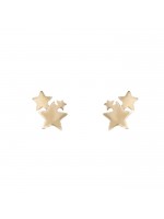 Σκουλαρίκια παιδικά από χρυσό 9Κ stars D035802 D035802