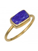 Δαχτυλίδι επίχρυσο 925 με πέτρα Lapis Lazuli D037090 D037090