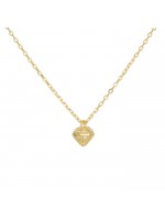 Γυναικείο κολιέ Bright Diamond επίχρυσο 925 D037641 D037641