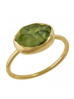 Γυναικείο δαχτυλίδι από χρυσό 18Κ Peridot Stone D041983 D041983