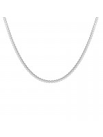 Κολιέ λευκόχρυσο 9Κ ριβιέρα choker D044961 D044961
