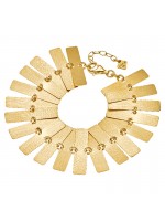 Γυναικείο επίχρυσο βραχιόλι Vogue 925 "Dot and Line" 1931301 1931301