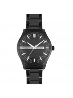 Ρολόι ανδρικό Lee Cooper Black Stainless Steel Bracelet LC07270.650 LC07270.650
