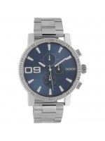 Ανδρικό OOZOO Timepieces Ρολόι Χρονογράφος με μεταλλικό μπρασελέ C10705