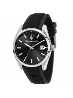 Ρολόι Maserati Attrazione Black Rubber Strap R8851151004 R8851151004