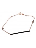 Ροζ gold Κ14 βραχιόλι D017483 D017483