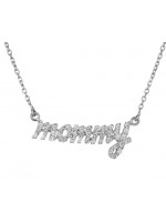Γυναικείο κολιέ mommy με ζιργκόν Κ14 D017909 D017909