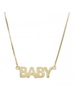 Επίχρυσο ασημένιο κολιέ 925 "Baby" D028685 D028685