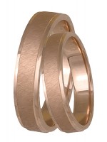 Βέρες ροζ gold 14Κ γάμου DBR0411R DBR0411R