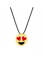 Επίχρυσο κρεμαστό emoji in Love Honor P177 P177
