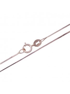 Γυναικεία ροζ gold 14Κ αλυσίδα λαιμού λουστρέ D054786 D054786