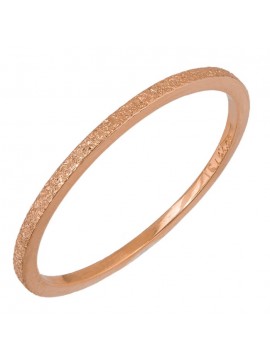 Βεράκι ροζ gold 9Κ με διαμαντάρισμα D037365 D037365