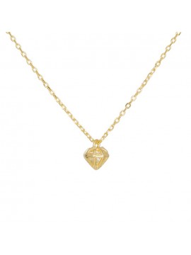 Γυναικείο κολιέ Bright Diamond επίχρυσο 925 D037641 D037641