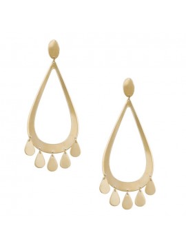 Σκουλαρίκια γυναικεία χρυσά 9Κ με κρεμαστά δάκρυα D038896 D038896