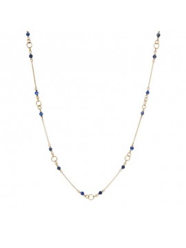 Γυναικείο κολιέ από χρυσό 14Κ Lapis D046261 D046261