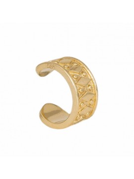 Γυναικείο σκουλαρίκι ear cuff από χρυσό 14Κ με σχέδια D046524 D046524