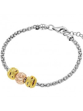 Γυναικείο Vogue τρίχρωμο βραχιόλι από ασήμι 925 3497308 3497308