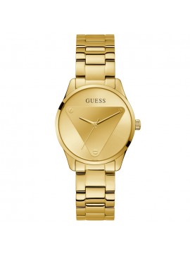 Γυναικείο ρολόι επίχρυσό Guess Emblem GW0485L1 GW0485L1