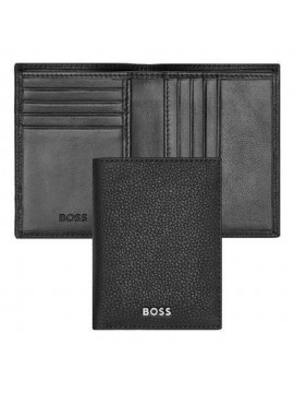 Ανδρική καρτοθήκη Hugo Boss Grained Black HLE416A HLE416A