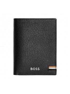 Ανδρική δερμάτινη καρτοθήκη Hugo Boss Icon Black HLF421A HLF421A