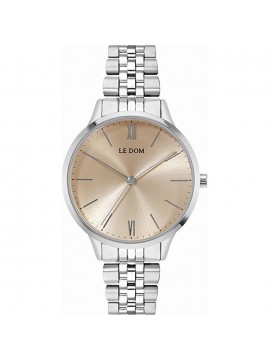 Γυναικείο ρολόι Le Dom Essence Silver Stainless Steel Bracelet LD.1275-11 LD.1275-11