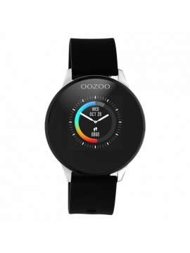 Smartwatch OOZOO Black Rubber Strap Silver Q00113 Q00113