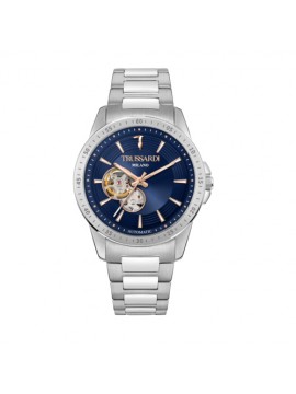 Ρολόι ανδρικό ασημί Trussardi T-Hawk R2423153002 R2423153002