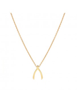Επίχρυσο κολιέ Honor Chicken Bone 21 SA030 SA030