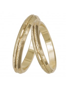Χρυσές βέρες K14 DBR0210 DBR0210