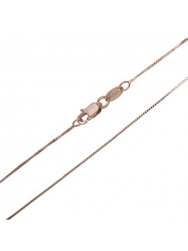 Γυναικεία ροζ gold αλυσίδα K18 D027557 D027557