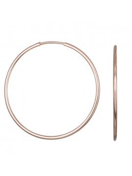 Κρίκοι ροζ gold 14Κ D35 D032502 D032502