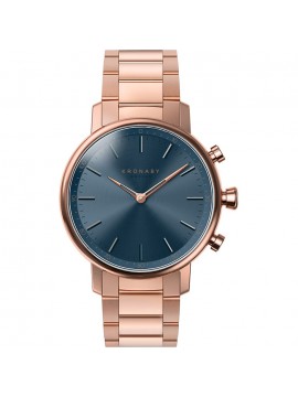 Kronaby Sweden connected Sekel με ροζ επίχρυσο μπρασελέ A1000-2445 A1000-2445