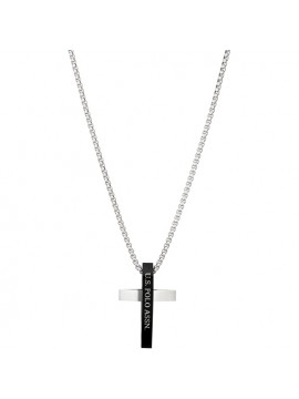 Ατσάλινος αντρικός σταυρός US POLO με αλυσίδα JW6004NK JW6004NK