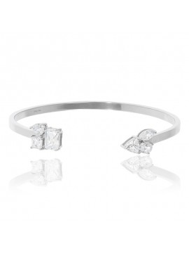 Γυναικεία ασημένια χειροπέδα JCOU Multi Stone 925 JW909S3-01 JW909S3-01