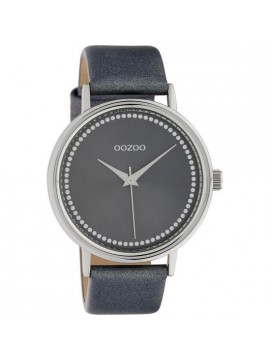 Ρολόι γυναικείο OOZOO blue leather strap C10428