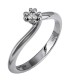 Δαχτυλίδι αρραβώνα Κ18 με brilliant D018362 D018362