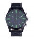 Ρολόι OOZOO XL Τimepieces Black Gray Leather Strap C8201 C8201