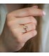 Δαχτυλίδι γυναικείο με morganite από ροζ χρυσό 18Κ D036115 D036115