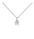Γυναικείο κολιέ από λευκόχρυσο 18Κ pear D036552 D036552