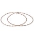 Επίχρυσα ροζ στέφανα γάμου 925 με πέτρες Swarovski D036645 D036645