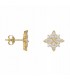 Σκουλαρίκια χρυσά 14Κ Sparkle Flowers D036865 D036865