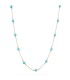 Γυναικείο κολιέ χρυσό 9Κ ροζάριο με Turquoise Paste D039392 D039392