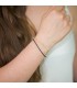 Bραχιόλι γυναικείο 14Κ black spinel με αλυσίδα D045975 D045975