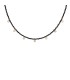 Γυναικείο κολιέ με ζιργκόν από χρυσό 14Κ black spinel D046310 D046310