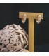 Σκουλαρίκια χρυσά πετράτα 14Κ snake D047340 D047340