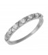 Γυναικείο δαχτυλίδι σειρέ από λευκόχρυσο 14Κ με ζιργκόν D055295 D055295
